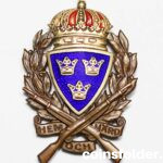 1948 Swedish Military Shooting Badge Home and Hearth Third Place