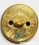 Vintage Östgöta Troop Corps Officer Button by C.C. Sporrong