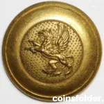 Vintage Swedish Södermanland Regiment Infantry Button