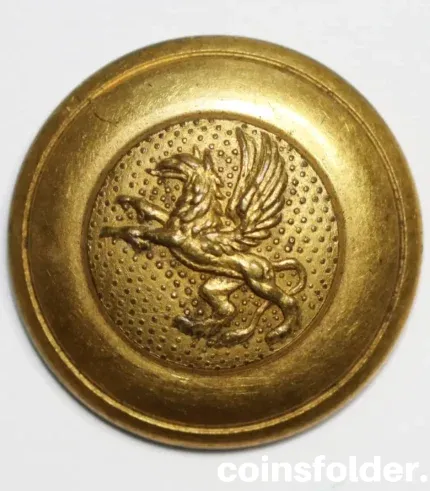 Vintage Swedish Södermanland Regiment Infantry Button