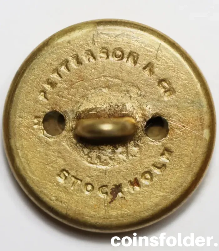 Vintage Swedish Södermanland Regiment Infantry Button