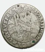 1623 Poland-Lithuania Bromberg Silver Ort coin in VF condition.