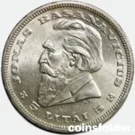 1936 Lithuania 5 Litai Silver Coin - Jonas Basanavičius, BU - Rare Lithuanian Collectible