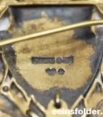 1951 Swedish Gilded Silver Military Shooting Badge - 1st Class