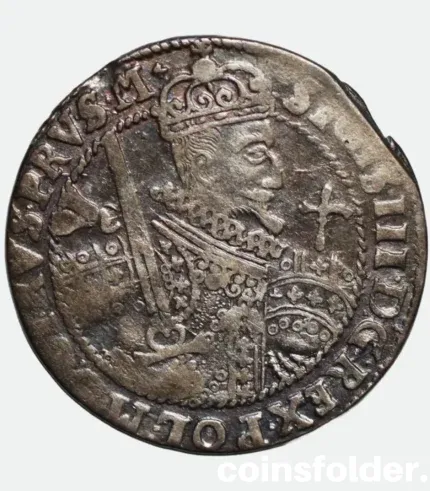 1655 Ort / 18 Groszy Coin - Sigismund III Vasa - XF