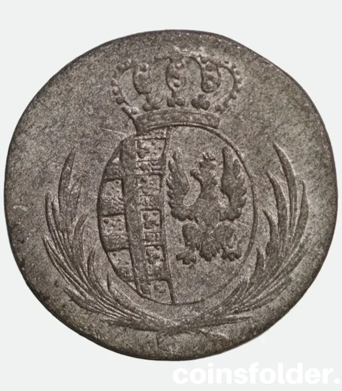 1812 IB Poland 5 Groszy Coin - Duchy of Warsaw - XF