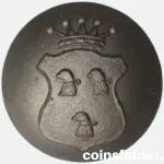 Antique Livery Button - Treschow Family Crest