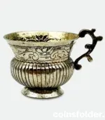 18th Century Russian Silver Cup - Moskva, 24 g - Antique Collectible