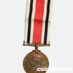 Original WWI Special Constabulary Long Service Medal - Named Claude Hand