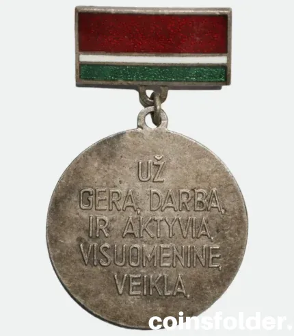 1940–1965 Lithuania Silver Medal – Good Work Award