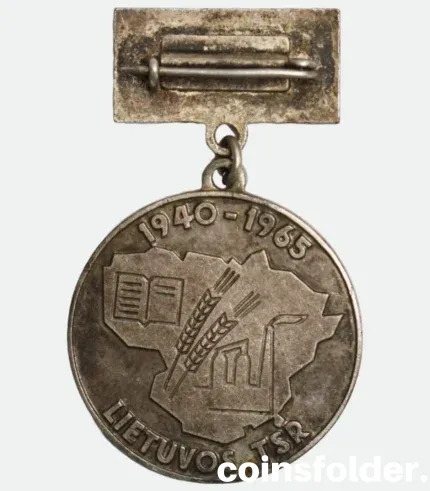 1940–1965 Lithuania Silver Medal – Good Work Award