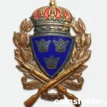 1950 Swedish Military Shooting Badge – Bronze & Silver, 3rd Class