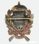 1950 Swedish Military Shooting Badge – Bronze & Silver, 3rd Class