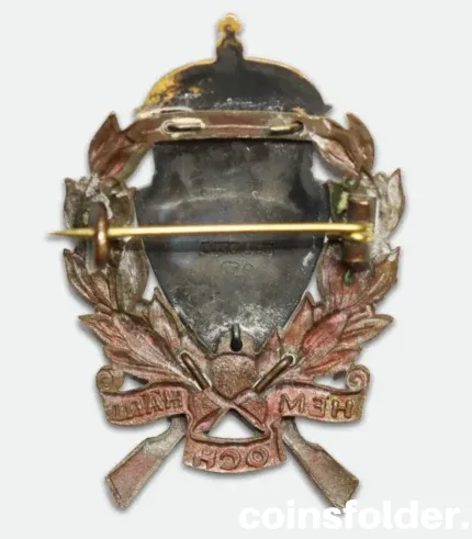 1950 Swedish Military Shooting Badge – Bronze & Silver, 3rd Class