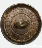 Antique silver livery button with CCC de monogram