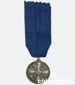 1984 First Class Medal of the White Rose of Finland silver with ribbon