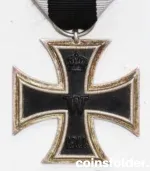 1914 German Iron Cross 2nd Class with original service ribbon bar