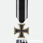 1914 German Iron Cross 2nd Class with original service ribbon bar