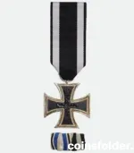 1914 German Iron Cross 2nd Class with original service ribbon bar