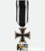 1914 German Iron Cross 2nd Class with original service ribbon bar
