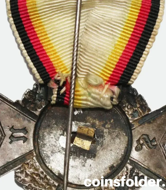1871 Silver Masonic Medal with Enamel and Ribbon