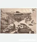 Gediminas Orentas 1940 envelope with Lithuanian Army tank photo