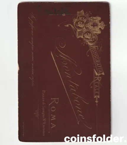Antique Cabinet Photo of Giuseppe Garibaldi by Montabonel