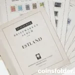 Estonia stamp collection 1918–1940 with Schaubek album pages