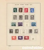 Estonia stamp collection 1918–1940 with Schaubek album pages