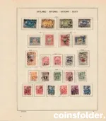 Estonia stamp collection 1918–1940 with Schaubek album pages