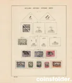 Estonia stamp collection 1918–1940 with Schaubek album pages