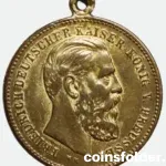 German satirical medal of Friedrich III and Wilhelm I, opening case