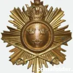Swedish Hussar Regiments NCO Cap Badge m/1895