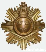 Swedish Hussar Regiments NCO Cap Badge m/1895
