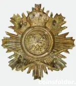 Swedish Hussar Regiments NCO Cap Badge m/1895