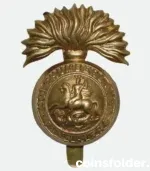 WWI British Northumberland Fusiliers Cap Badge
