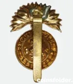 WWI British Northumberland Fusiliers Cap Badge