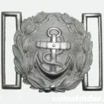 WWII German Kriegsmarine Administrative Official’s Belt Buckle FLL