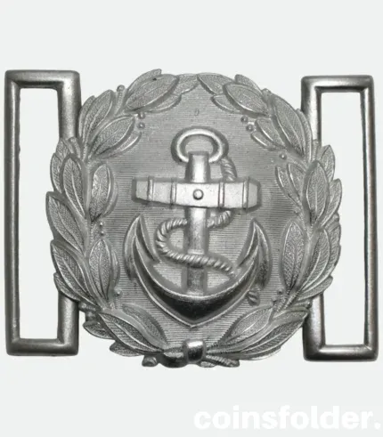 WWII German Kriegsmarine Administrative Official’s Belt Buckle FLL