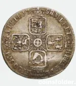 1758 Great Britain Silver Sixpence George II Coin XF