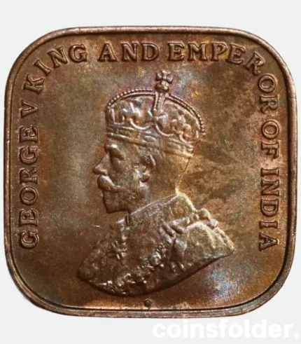 1920 Straits Settlements Malaysia 1 Cent Coin BU