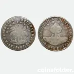 Antique 19th Century Bolivian Silver Coin Buttons