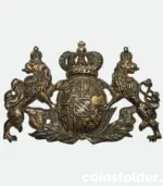 Vintage Bavaria Coat of Arms Coffee Tin Emblem 130×85 mm