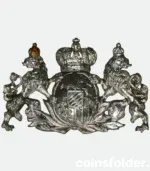 Vintage Bavaria Coat of Arms Coffee Tin Emblem 130×85 mm
