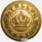 Vintage Swedish Customs Officers Button 24 mm by C.C. Sporrong & Co