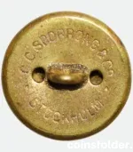 Vintage Swedish Customs Officers Button 24 mm by C.C. Sporrong & Co