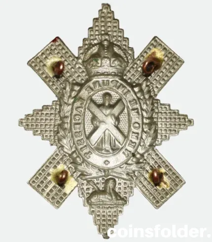 WWII Black Watch (Royal Highlanders) original cap badge