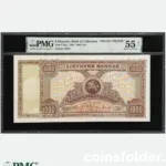 1924 Lithuania 1000 Litų banknote front proof PMG