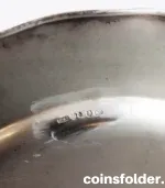 Dołęga silver plate with Polish-Lithuanian coat of arms dated 1931