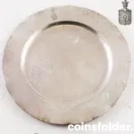 Dołęga silver plate with Polish-Lithuanian coat of arms dated 1931